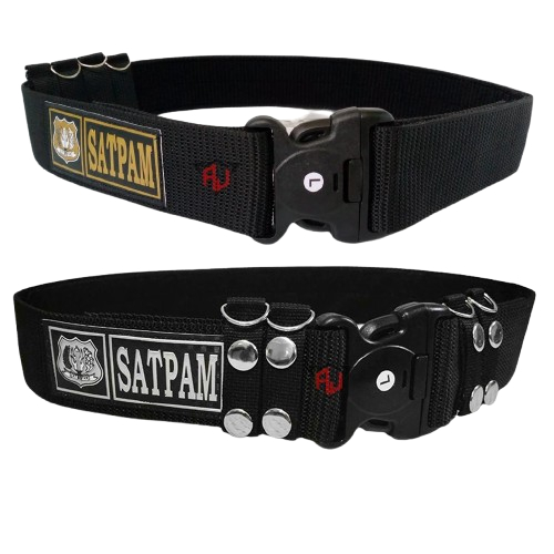 Kopel Satpam PDL Tebal Original Hitam Putih