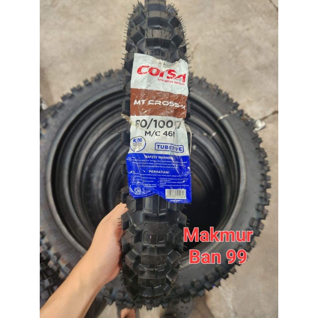 Ban Luar Corsa 80/100-17 MT Cross X Tubetype