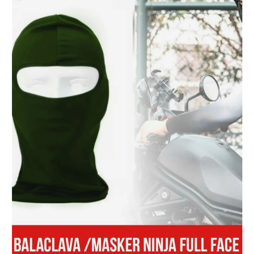 Masker Ninja Full Face Balaclava Masker Berkendara Masker Motor Full Face
