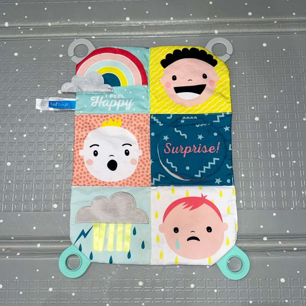 PRELOVED TafToys Feelings Crinkle Toy | Taf Toys Toy TafToy Softbook Mainan Buku Kain Anak Bayi Baby