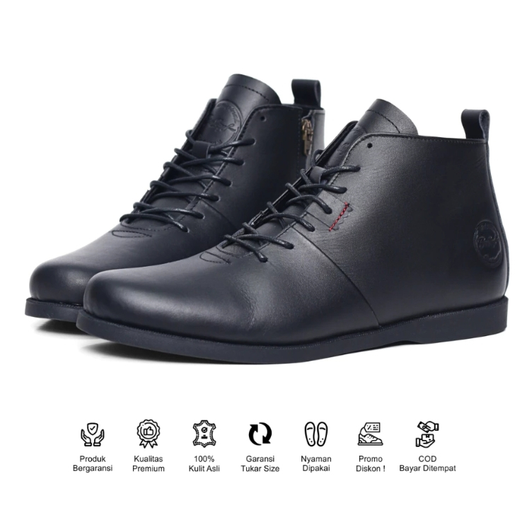 Sepatu Bradley's Oliver Pria Kulit Original Terlaris