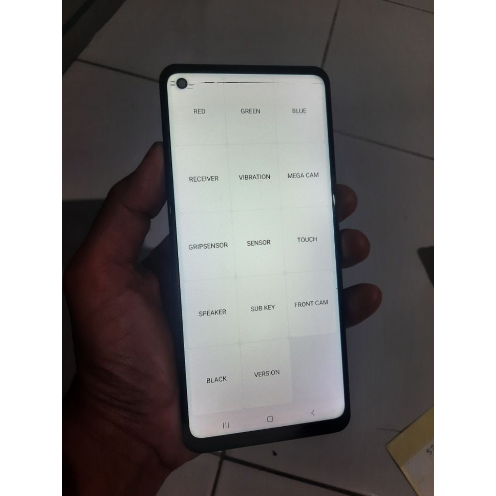 lcd samsung a21s ori minus