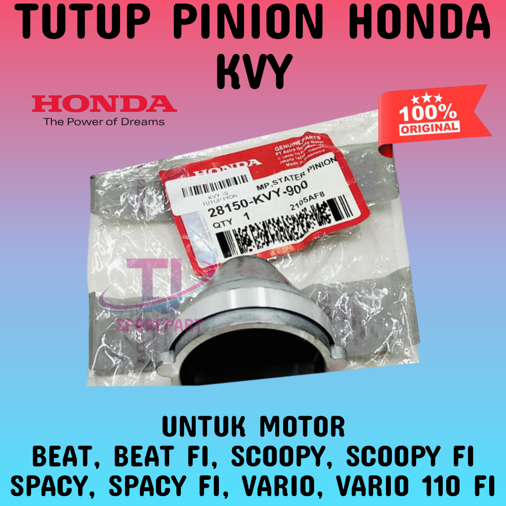 TUTUP PINION KODE KVY ASLI Honda BEAT KArbu ,BEAT FI,SCOOPY Carbu ,SCOOPY FI ,SPACY, SPACY FI