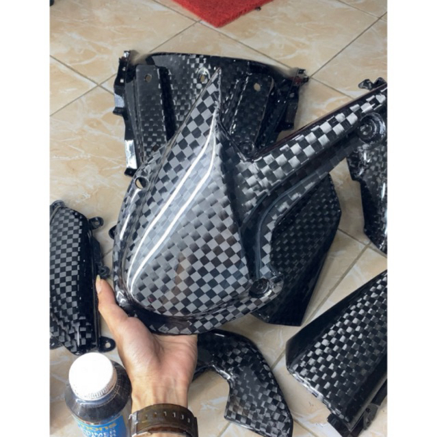 cover bak cvt custom nmax old carbon kevlar