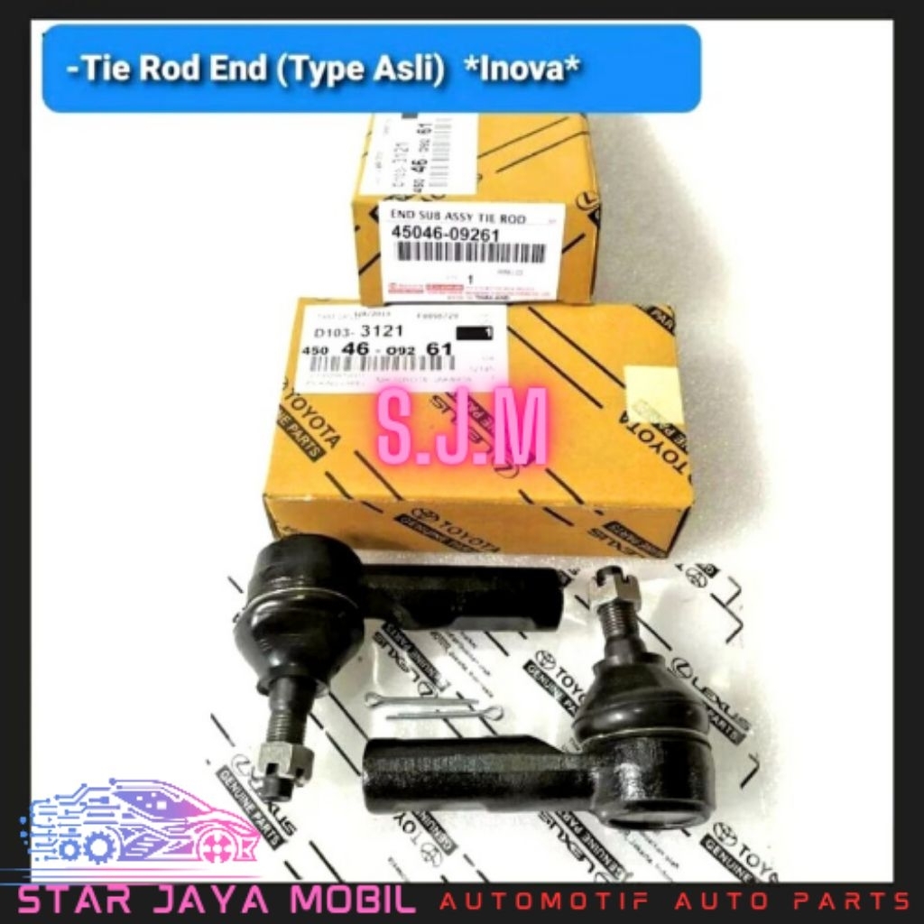 TIE ROD END TIE ROD 1SET ORIGINAL. INNOVA/ INNOVA REBORN