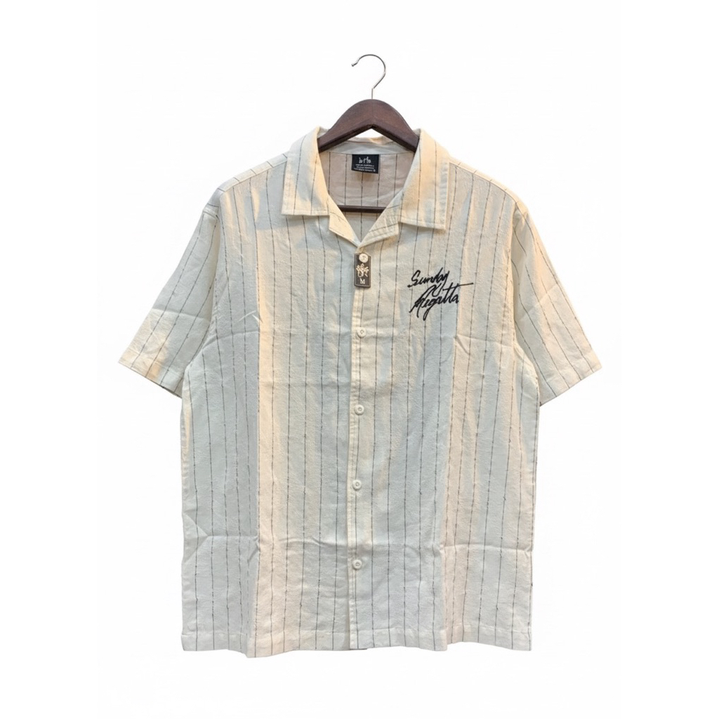 KEMEJA CASUAL PRIA BERGARIS SUNDAY REGATTA
