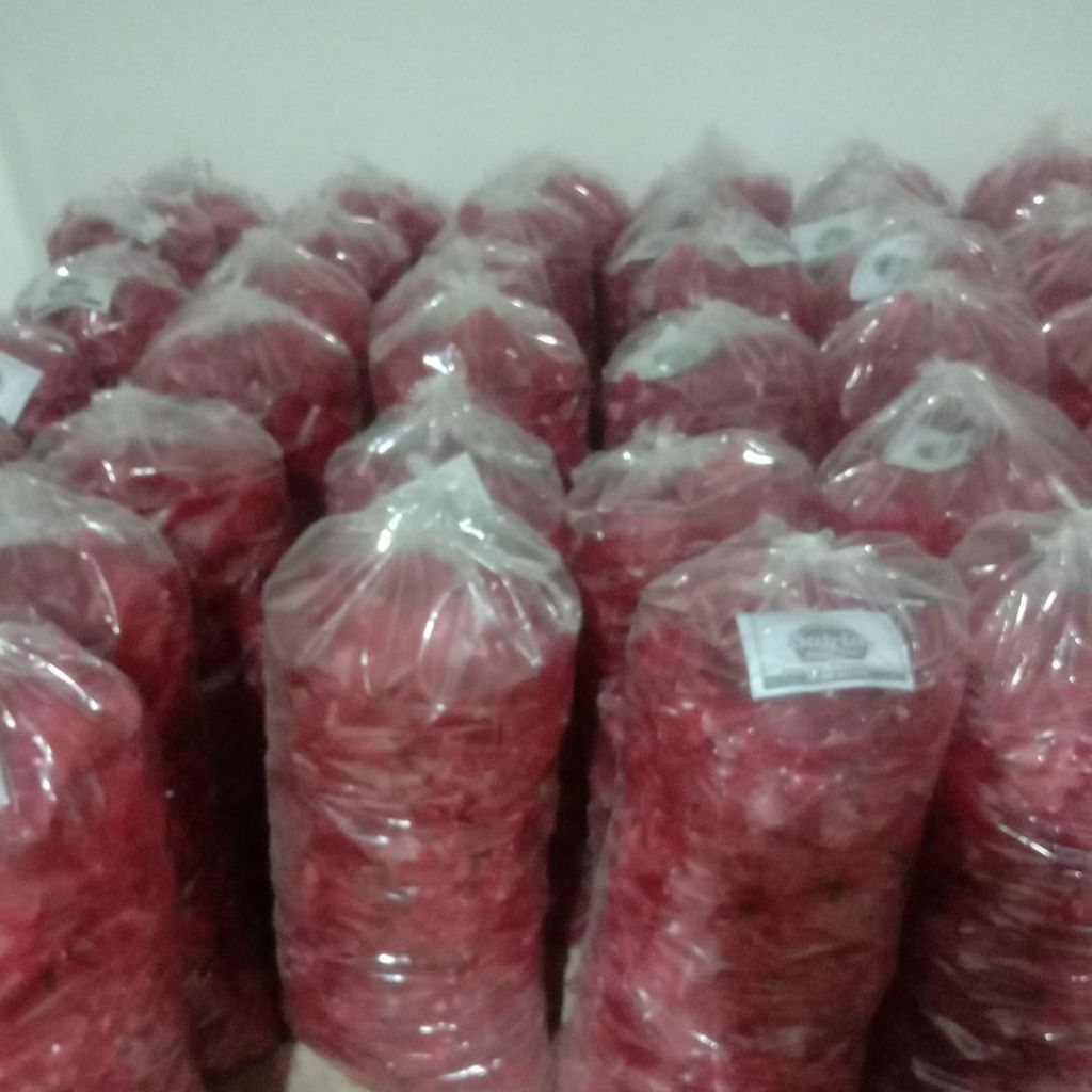 kerupuk merah /kerupuk padang