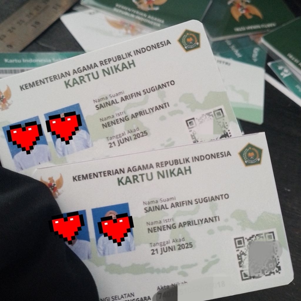 Cetak Kartu Nikah pvc