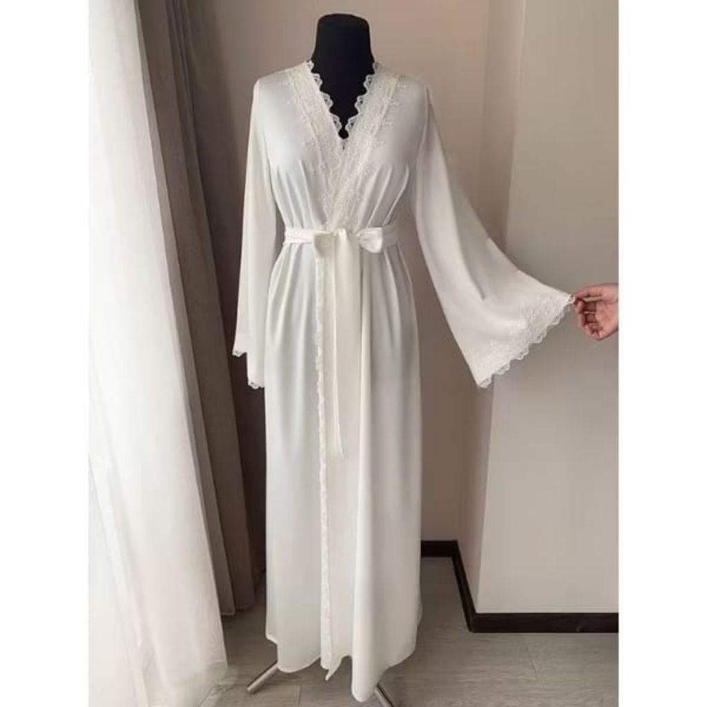 Alesa Robe || kimono wedding || kimono lace || robe pengantin