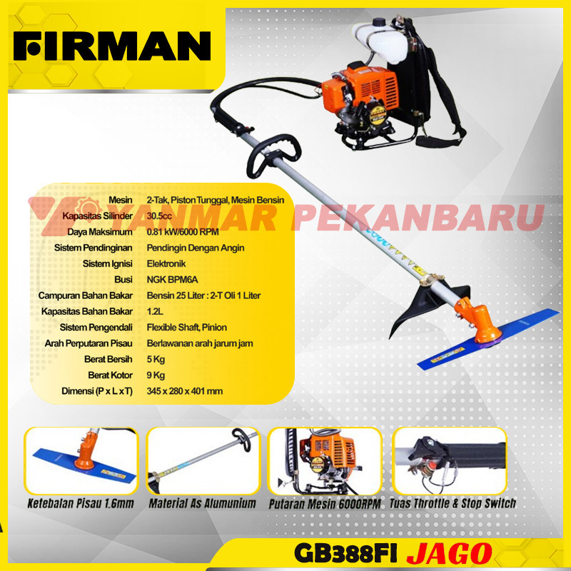 Mesin Rumput / Brushcutter FGB388FI JAGO FIRMAN