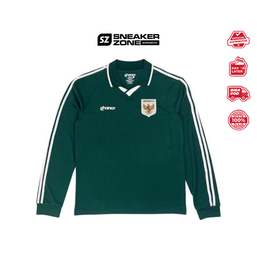 GHANIOR LARGO OVERSIZED CASUAL JERSEY RETRO  - JERSEY LENGAN PANJANG - JERSEY RETRO - JERSEY VINTAGE