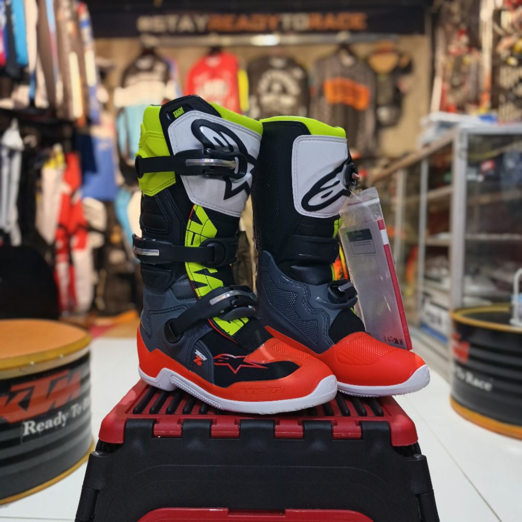 SEPATU ALPINESTARS TECH 7S TRABAS MAUPUN BALAP SEPATU ANAK