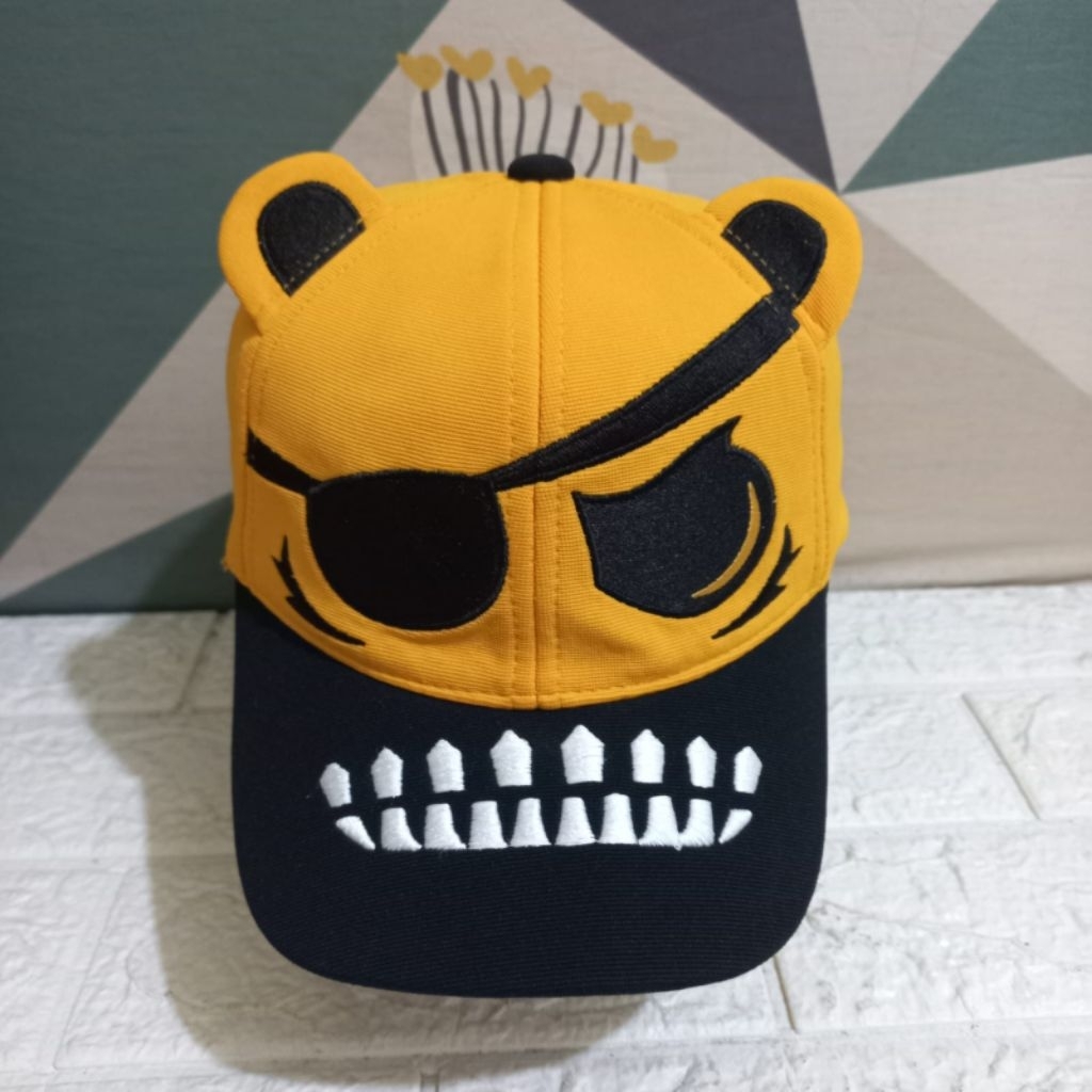 Topi Anak Original Topi eMLB Second Pirat3s Kuning R9028