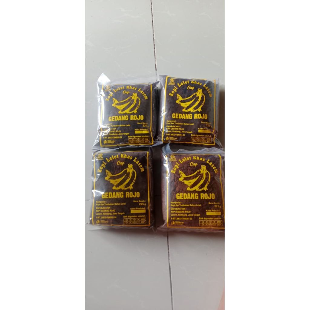 kopi lelet cap Gedang Rojo 225 gr