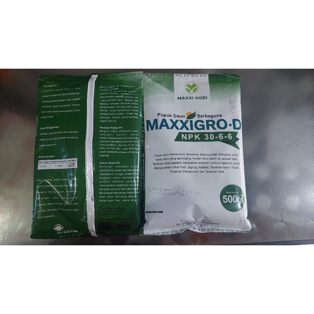 Store_Nolimit Pupuk Daun Maxxigro Npk 30-6-6 500G Serbaguna