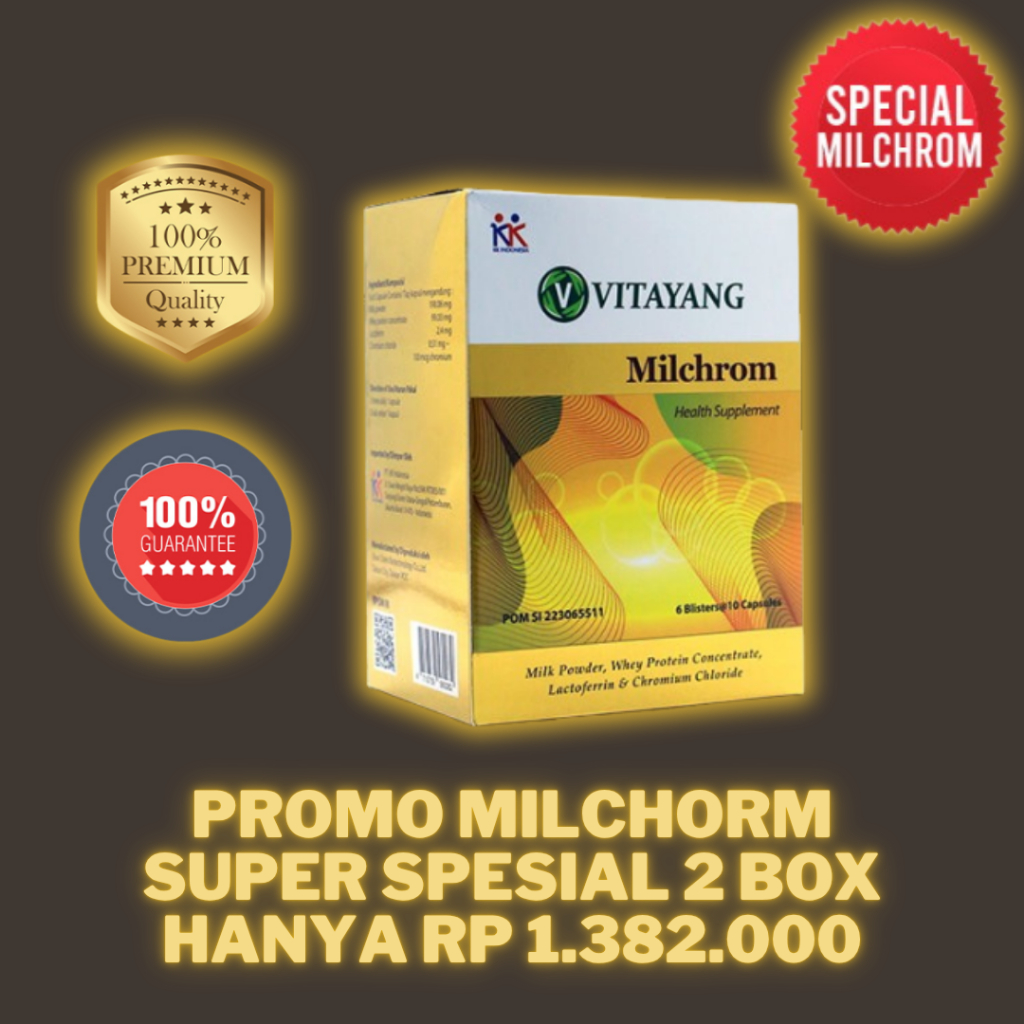 Vitayang Milchrom Obat Diabetes Paling Original 100% KK Indonesia