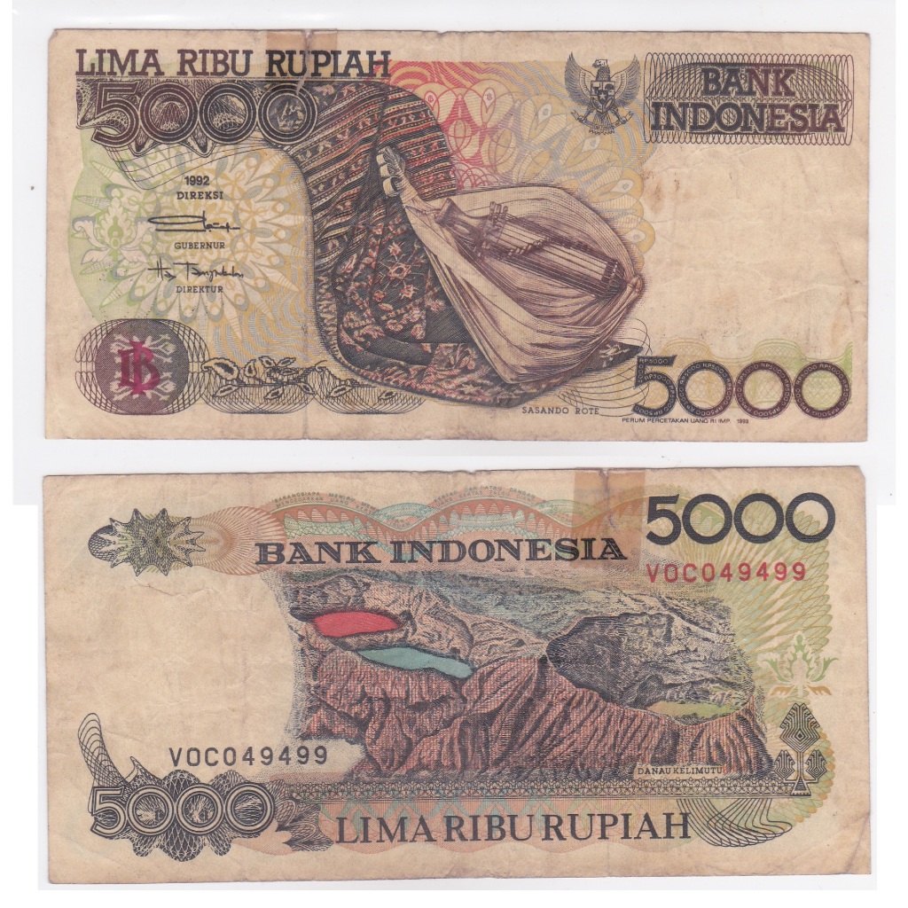 5000 Rupiah Sasando (1992)