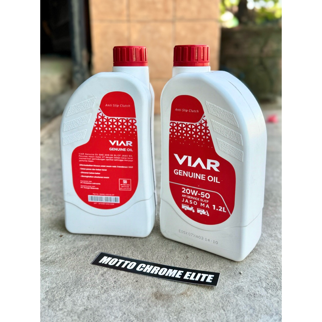 ORIGINAL OLI VIAR 200 300 - VIAR GENUINE OIL 20W-50 API SL/CF 1.2L - 20W50-VGO-SL/CF