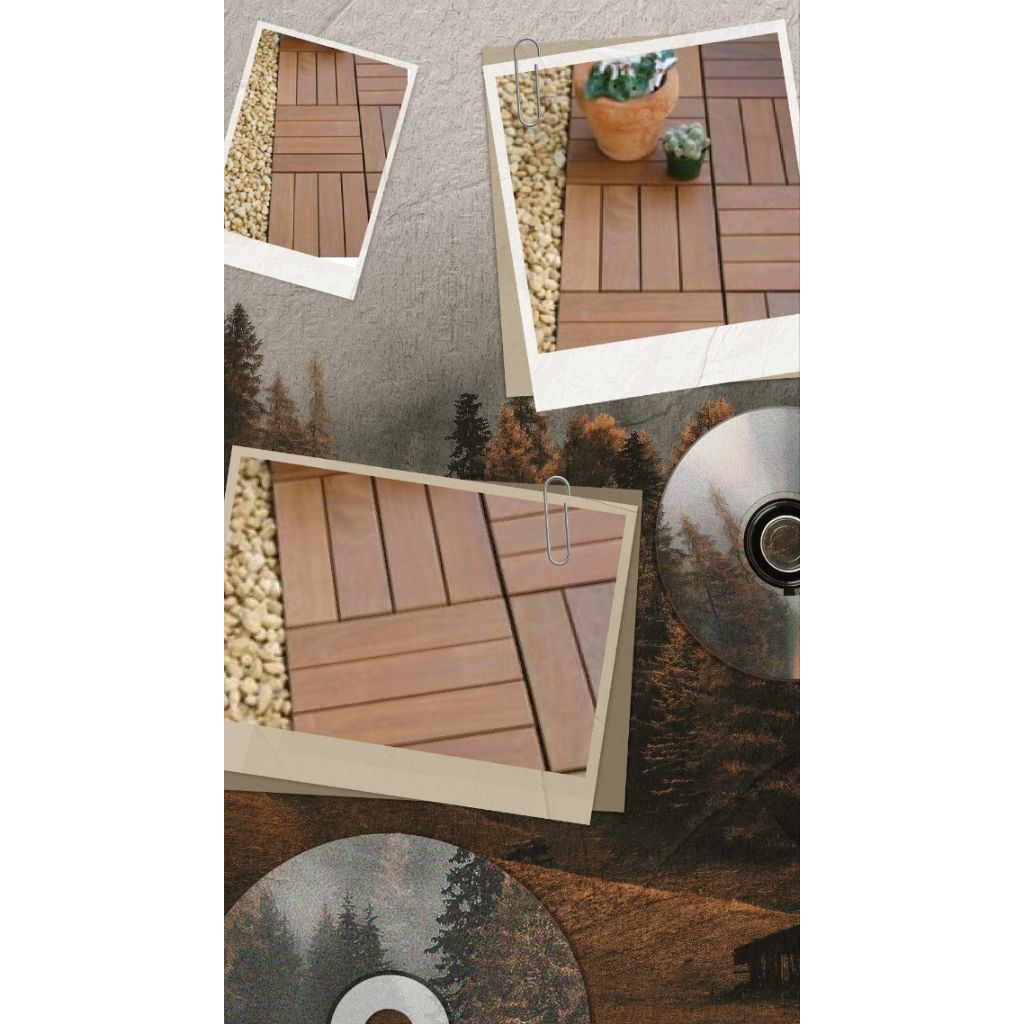 lantai kayu  30 x 30