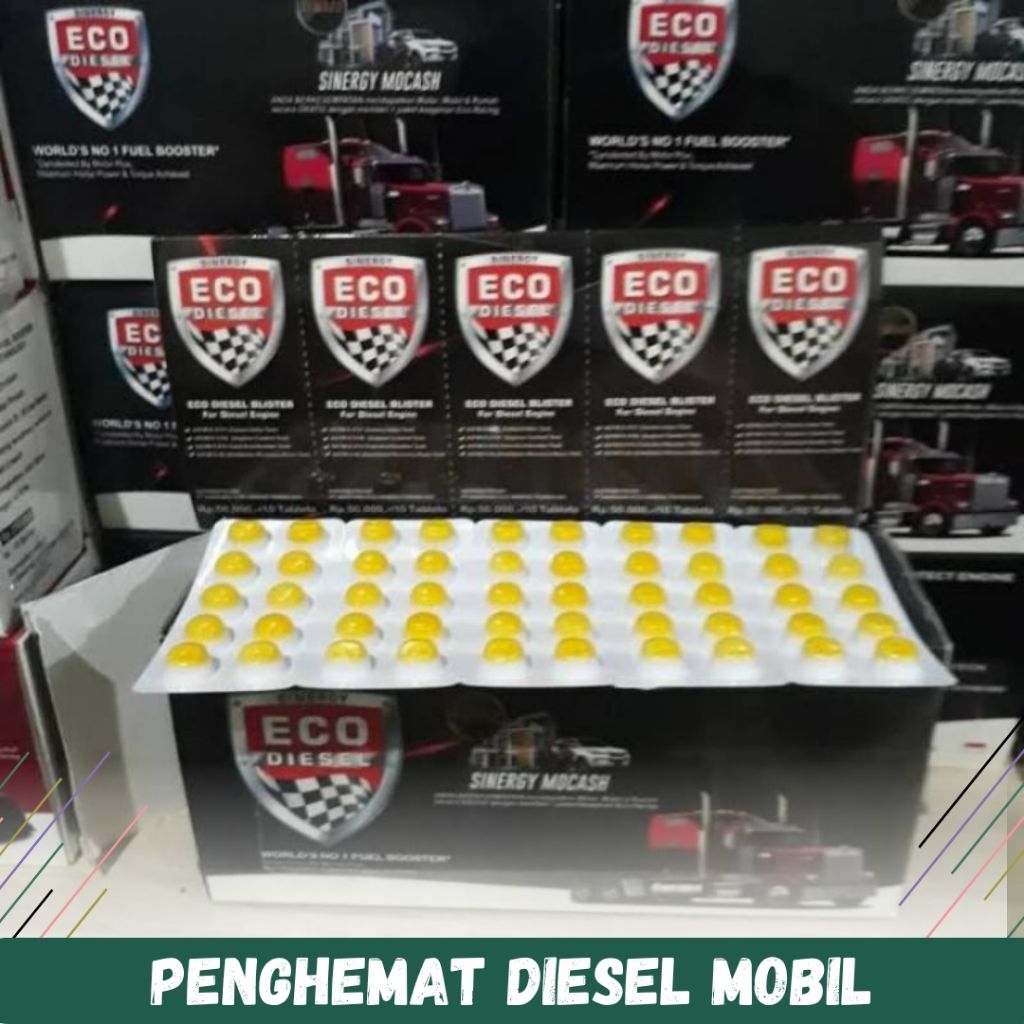 Fuel Saver Mobil Diesel - 1 Kotak Isi 10 Sachet