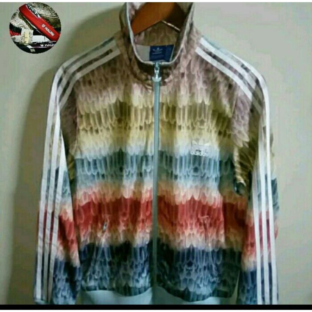 jaket tracktop adidas camo original