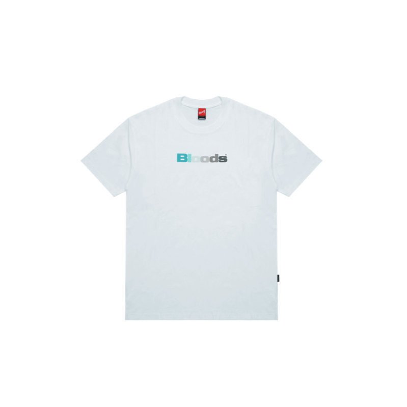 BLOODS TSHIRT  BASIC  T ESVAT 02 WHITE