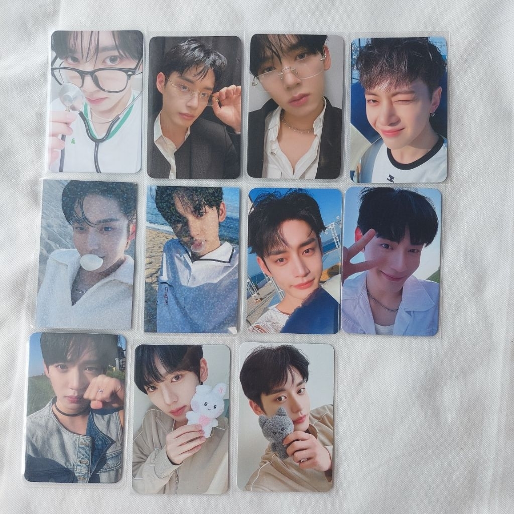 pc photocard zerobaseone zb1 yujin jiwoong matthew aladin withmuu dicon