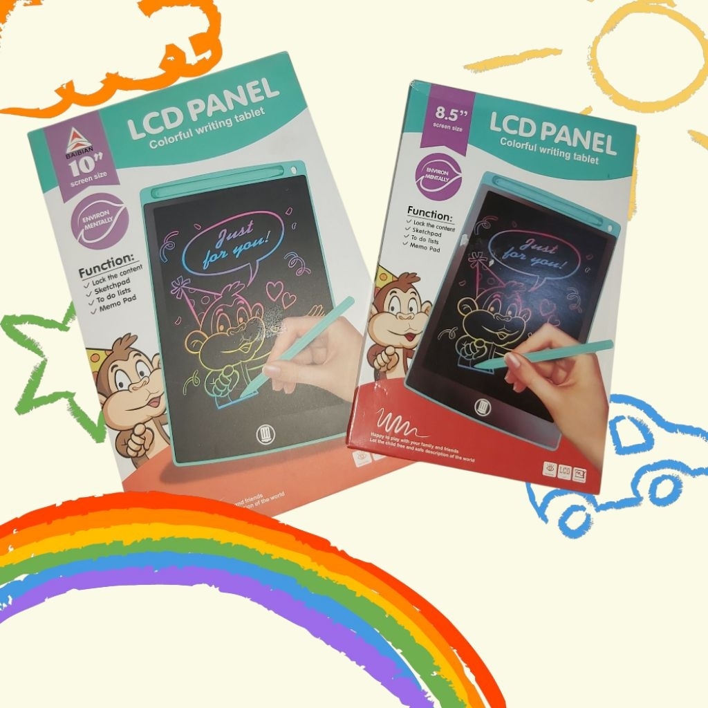 Tablet Tulisan Anak Anak, Tablet Tulis Lcd 8/10 Inch Tablet Gambar Anak