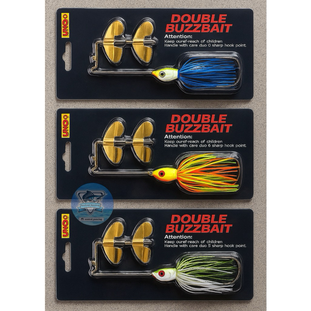 LURE BUZZBAIT - UMPAN TOMAN UNO DOUBLE BUZZBAIT