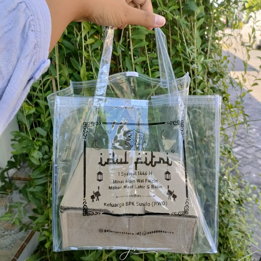 JAVA STORE| TAS PVC+SABLON NAMA & LOGO |DESAIN CUSTOM| TAS HAJATAN| TAS PENGAJIAN| TAS ACARA