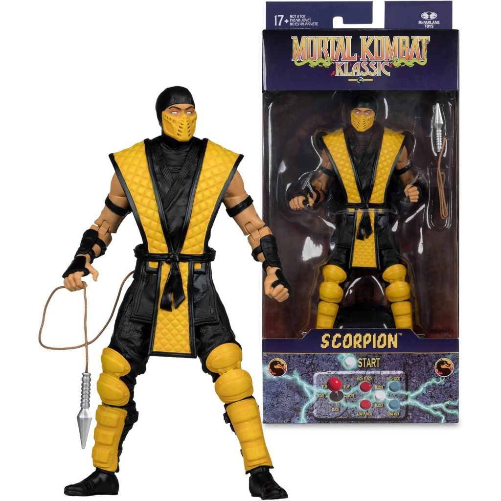 McFarlane Toys Scorpion 7" Figure Ultra Articulation