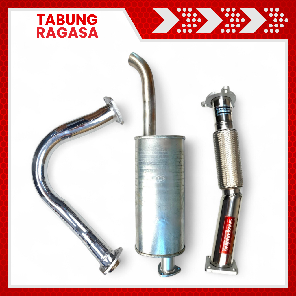 KNALPOT FULLSET RAGASA UMPLUNG 100PS 120PS 135PS