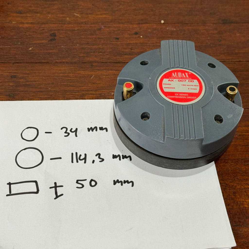 tweeter magnet audax ax007 cd asesoris sound audio musik speaker