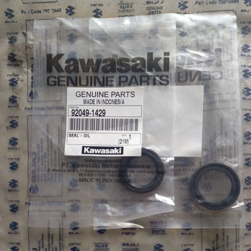 SEAL AS GEAR DEPAN ZX130 SEAL GEAR DEPAN ZX130 SIL GEAR DEPAN KAWASAKI ZX 130 SEAL 92049-1429