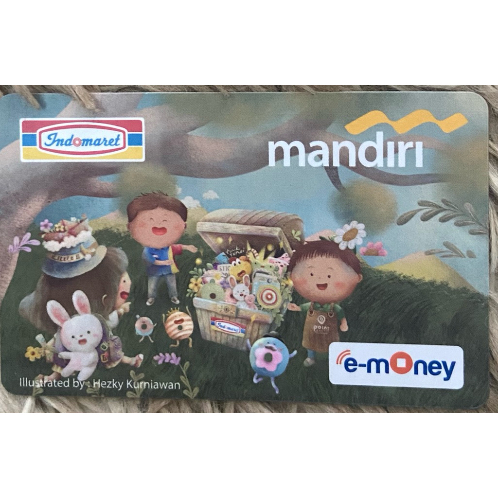 emoney  indomaret edisi kartun