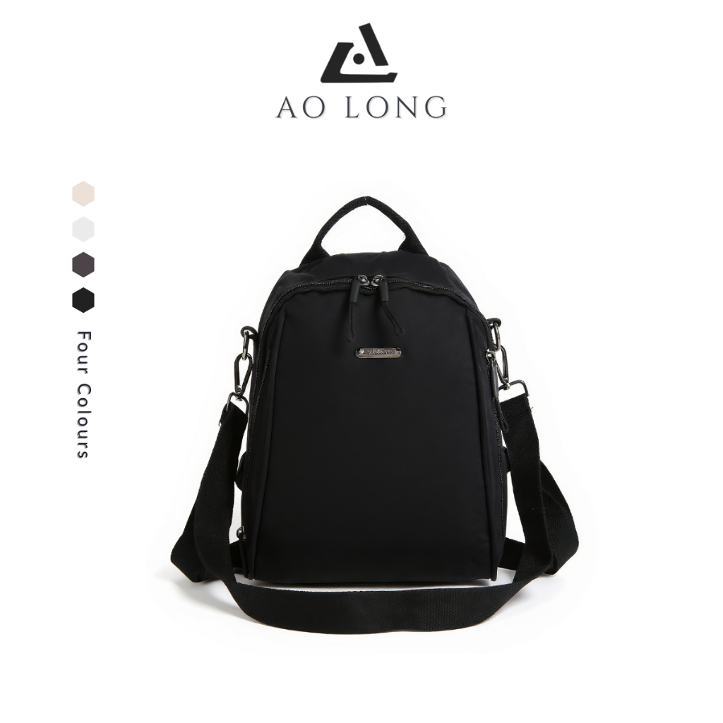 AOLONG Ransel Miska #5050 - Tas Ransel Wanita Fashion Sekolah Bahan Parasut Anti Air Bisa COD