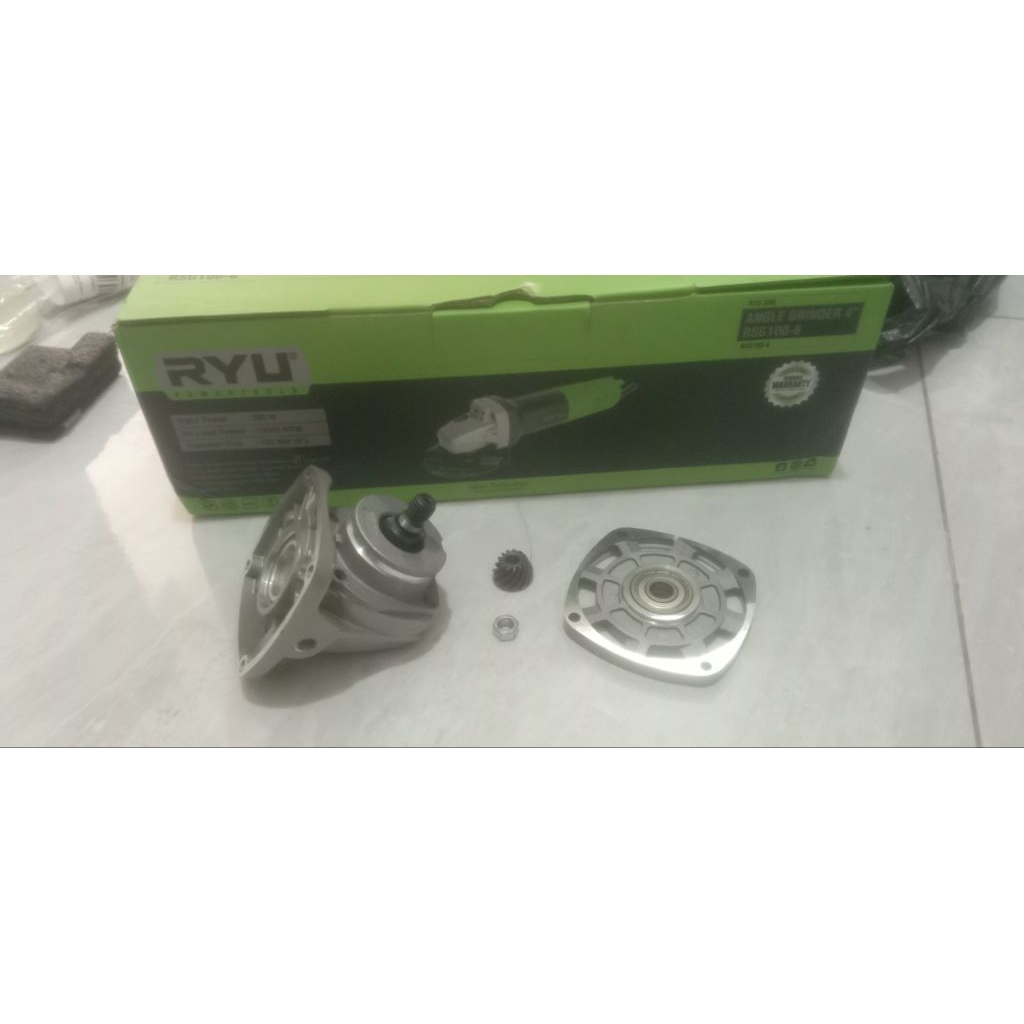 gear box kepala gerinda+gigi nanas gerinda Ryu rsg 100-6 original