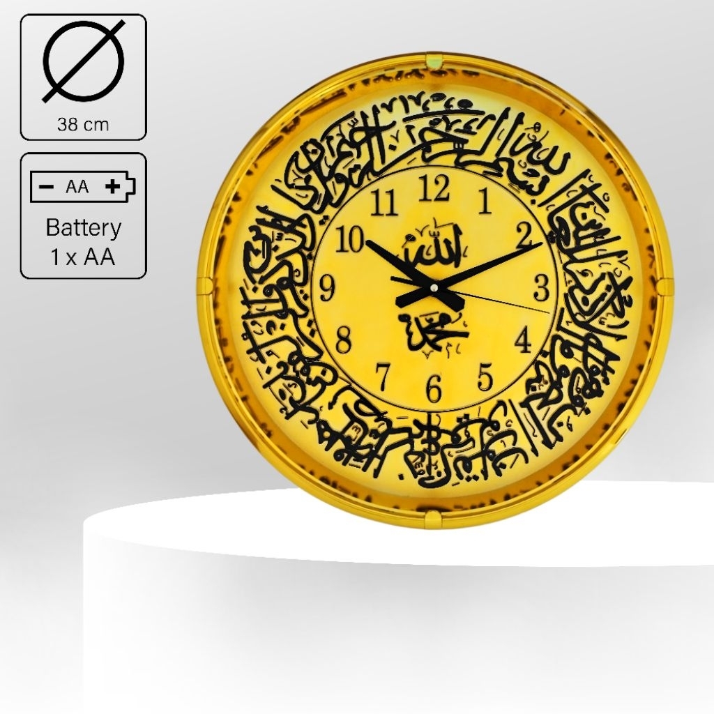 Jam Dinding Gold Jumbo Besar ESA 419