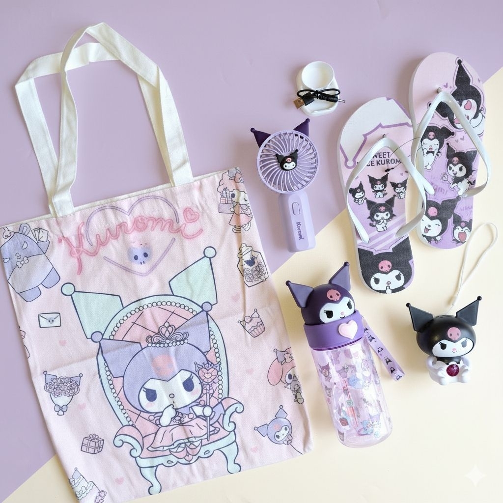 [BARANG SATUAN KUROMI] Barang serba kuromi / printilan kuromi / kuromi