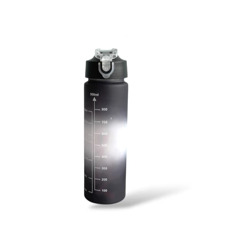 Satu_Setu Botol Minum Korea Gradasi Viral Motivasi Thumbler Tumbler 1 Liter Takasimura Store