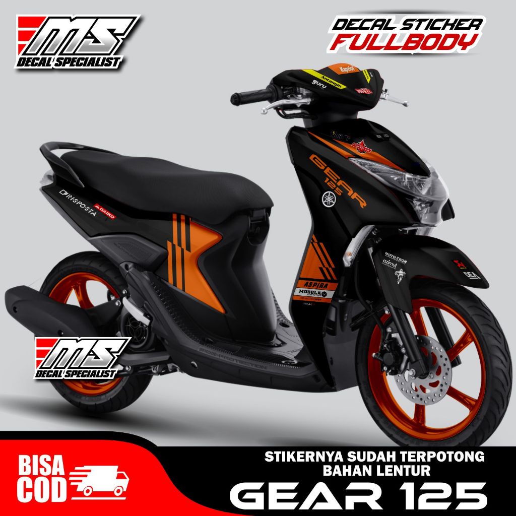 Decal stiker Yamaha Mio Gear 125 full body best seller stiker motor modifikasi