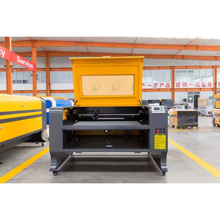 Mesin Laser CO2 Size 90x60 Power 100W Industrial Cutting Grafir Akrilik, Kain, Kayu, batu, Kulit, Mi