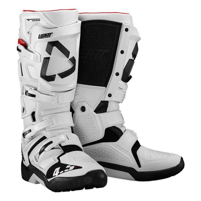 Boot Leatt 4.5 Enduro White 2026 Sepatu Boots Leatt 4.5 Enduro Putih 26 Trabas Original
