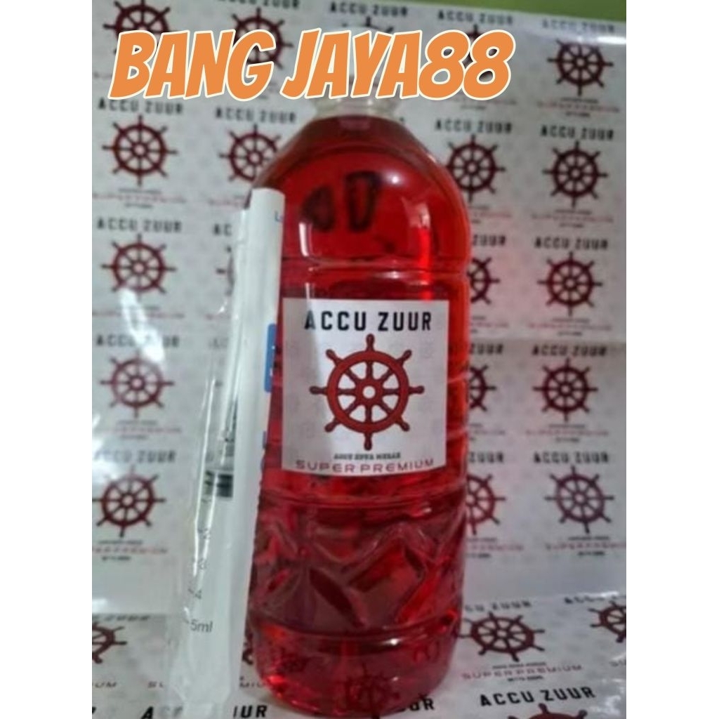Accu Zuur Super Premium 1 Liter Air Aki Zuur Premium Untuk Aki Kering Aki Drop Bonus Suntikan