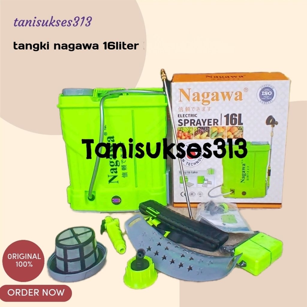 Tangki elektrik nagawa 16liter 125psi alat semprot hama yokohama tangki elektrik Nagawa 16liter TANG
