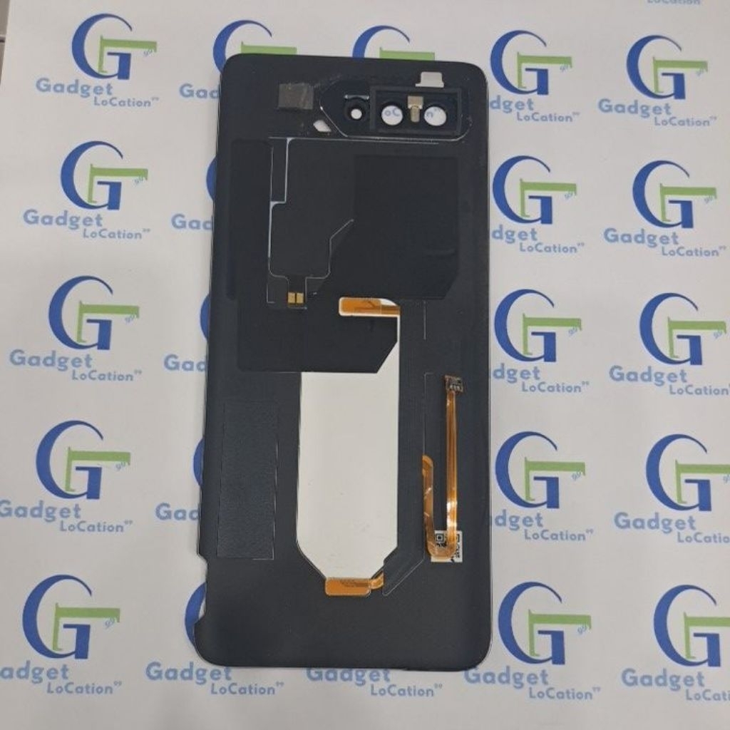 BACKGLASS BACKDOOR ASUS ROG PHONE 5 ZS673KS BLACK ORIGINAL SECOND BEKAS