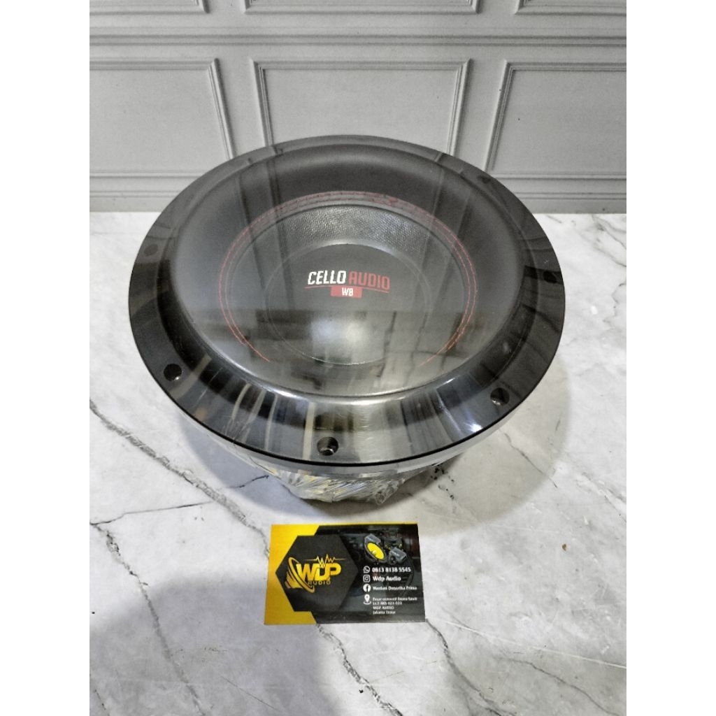 subwoofer cello W8 like new