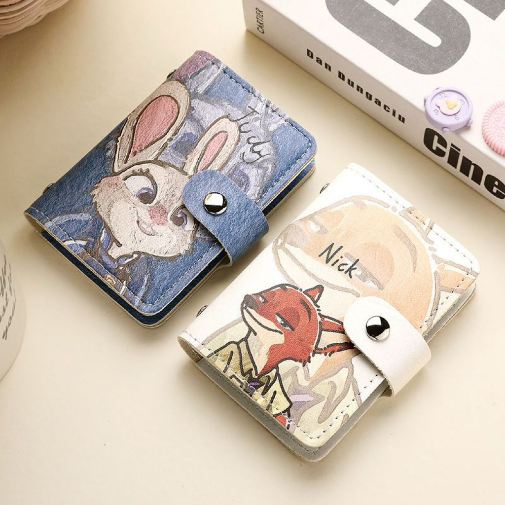 [PREORDER] Dompet Kartu Zootopia Nick & Judy – RFID Anti Magnet & Anti Pencurian