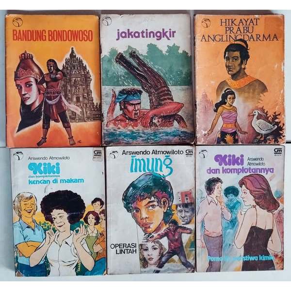Paket Koleksi Novel Remaja Seri Elang 31 Buku — Terbitan Gramedia 1975–1980, Koleksi Klasik