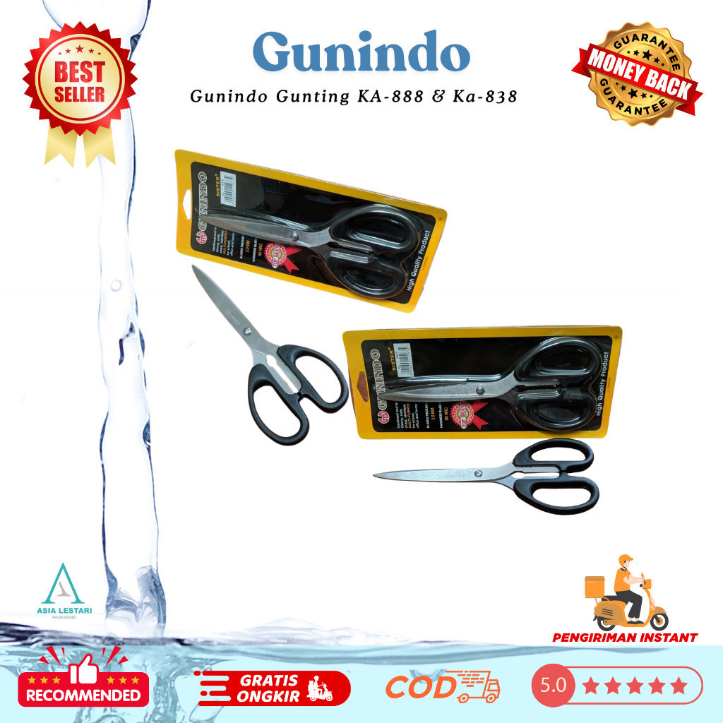 GUNTING GUNINDO 100% ORIGINAL / Gunting Kertas Merk Gunindo